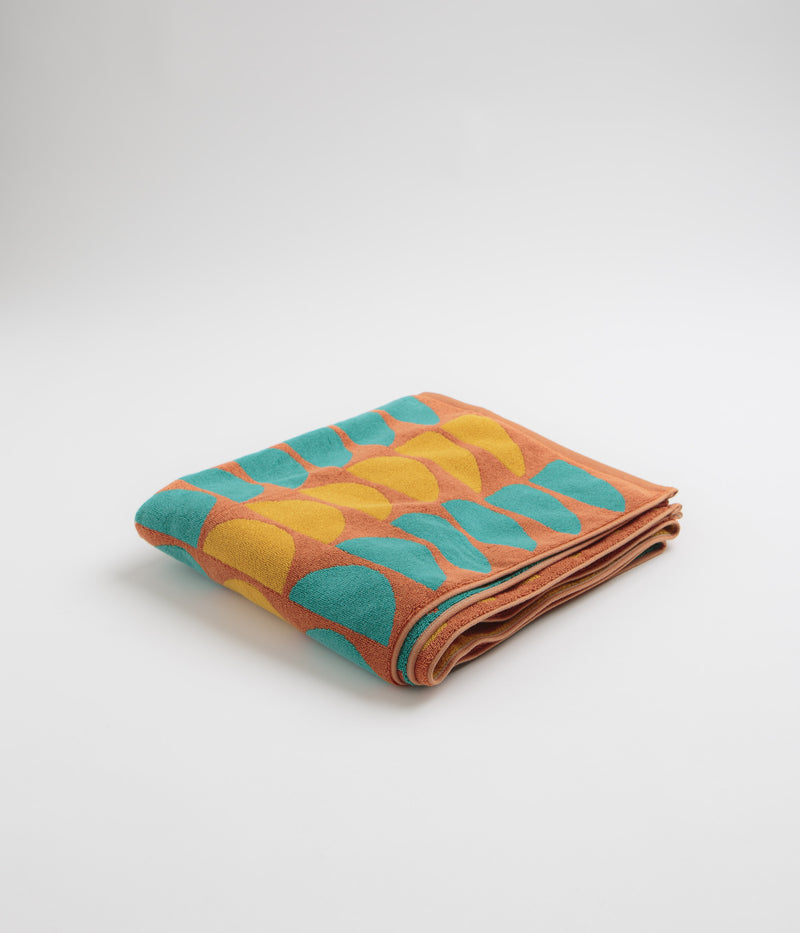 Mollusk Chaos Towel in Orange Multi