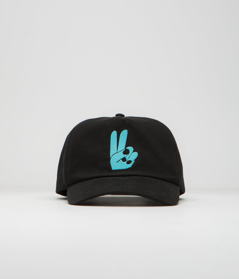 Mollusk Peace Cap in Faded Black