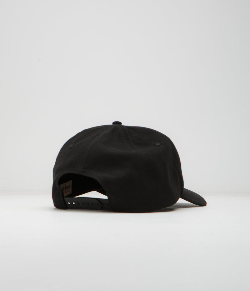 Mollusk Peace Cap in Faded Black