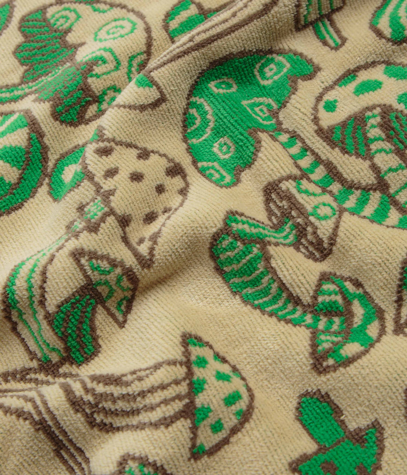 Mollusk Shroom Towel in Tan and Green