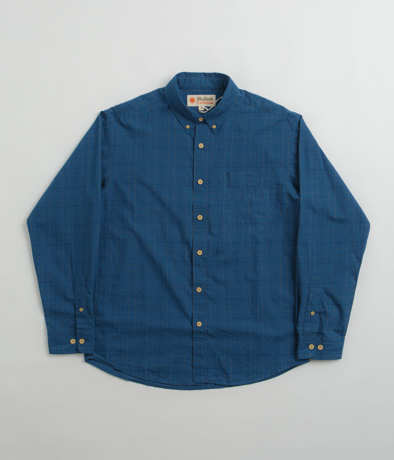 Mollusk Thurston Shirt in Aegean Windowpane