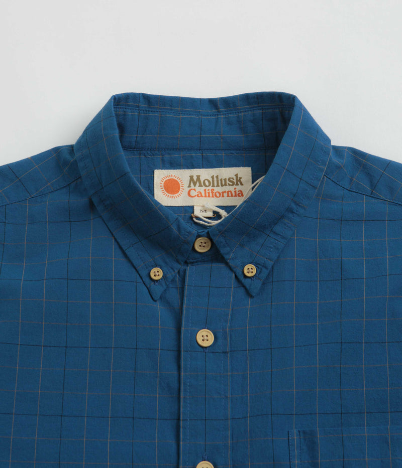 Mollusk Thurston Shirt in Aegean Windowpane