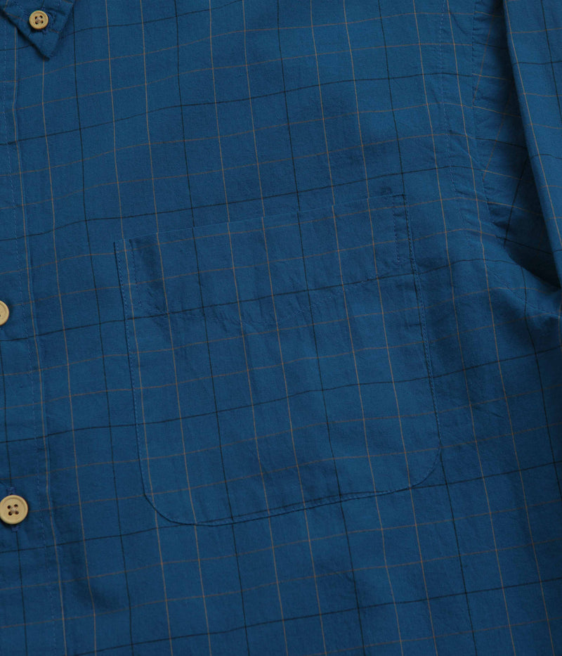 Mollusk Thurston Shirt in Aegean Windowpane