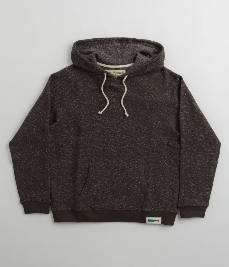 Mollusk Whale Patch Hoodie in Faded Black