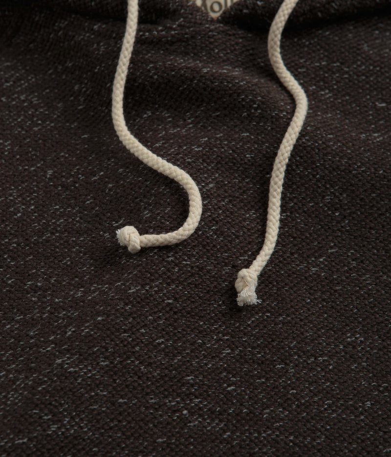 Mollusk Whale Patch Hoodie in Faded Black