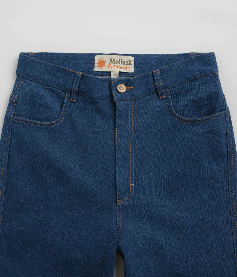 Mollusk Womens Bella Jeans in Dark Indigo