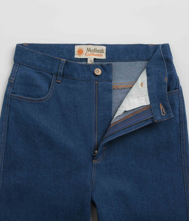 Mollusk Womens Bella Jeans in Dark Indigo