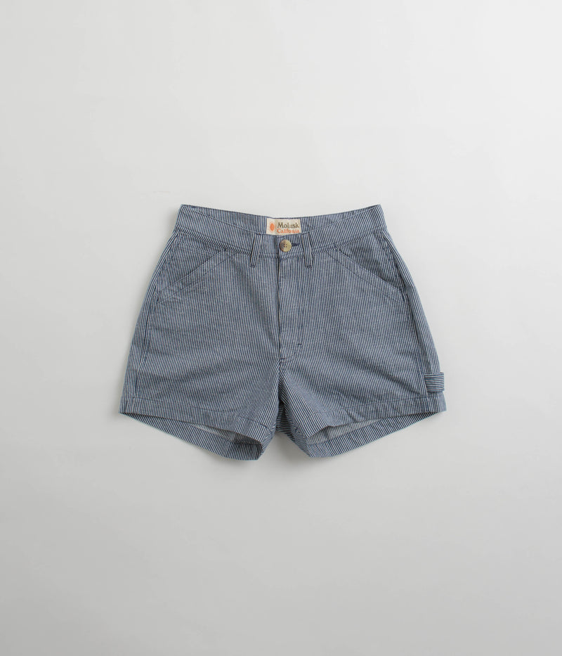 Mollusk Womens Painter Shorts in Railroad Stripe