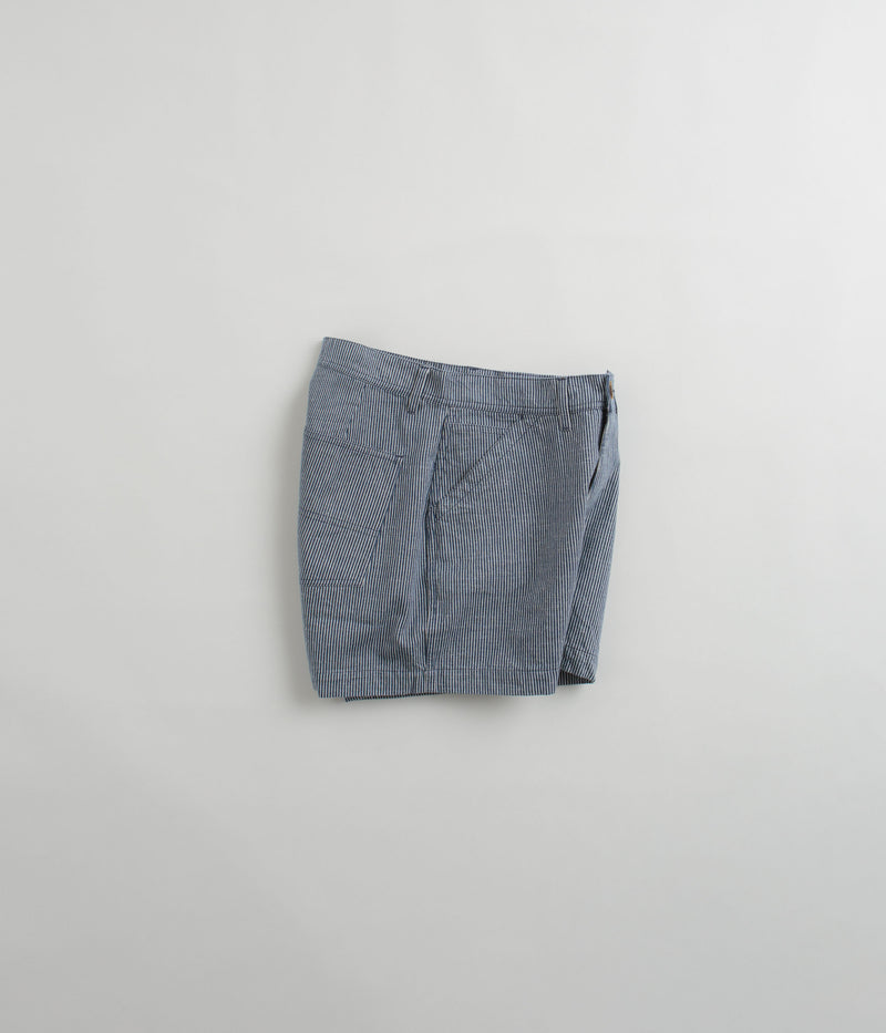 Mollusk Womens Painter Shorts in Railroad Stripe
