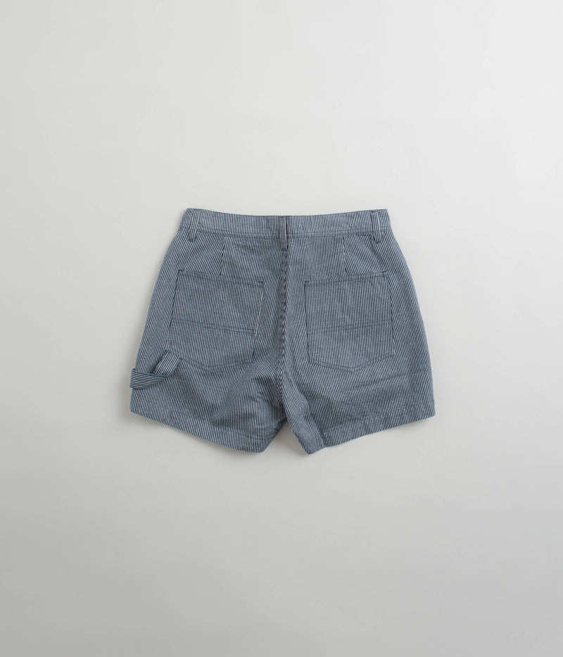 Mollusk Womens Painter Shorts in Railroad Stripe