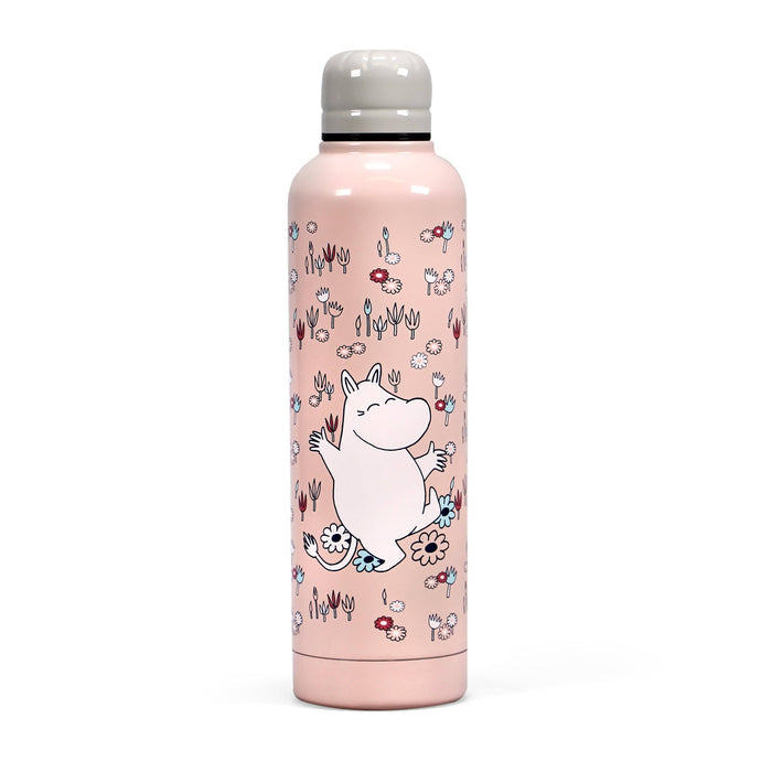 Moomin Pink Metal Water Bottle