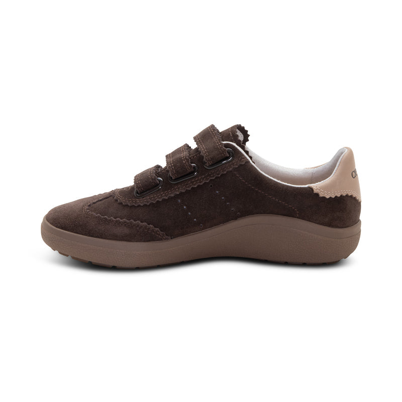 Morgan Arch Support Sneaker left Angle #color_dark brown