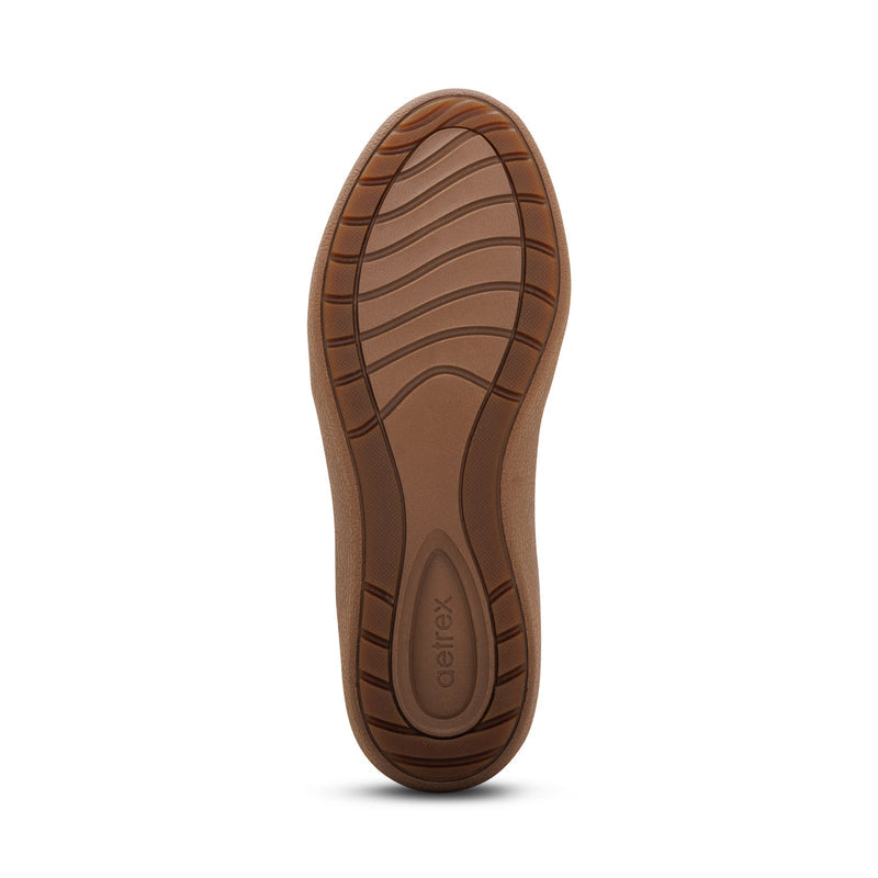 Morgan Arch Support Sneaker bottom Angle #color_dark brown