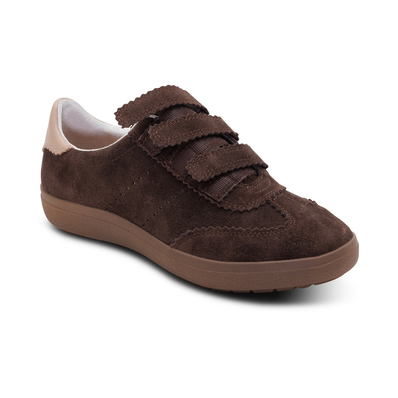 Morgan Arch Support Sneaker extra Angle #color_dark brown