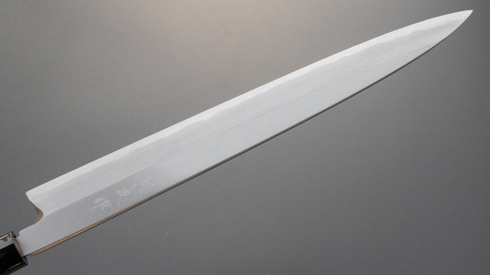 Morihei Yoshitomo Left-Handed Yanagiba 300mm Poplar Handle | HITOHIRA