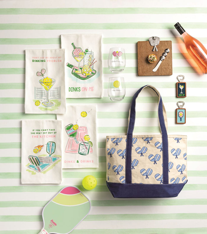 Mud Pie - Boat Tote - Pickleball - Findlay Rowe Designs