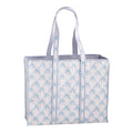 Mud Pie - Tote - Blue Bow Block Print - Findlay Rowe Designs