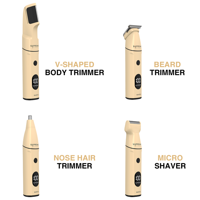 Supreme Trimmer Multigroomer 4.0 14 Piece Grooming Set with Guards and Accessories