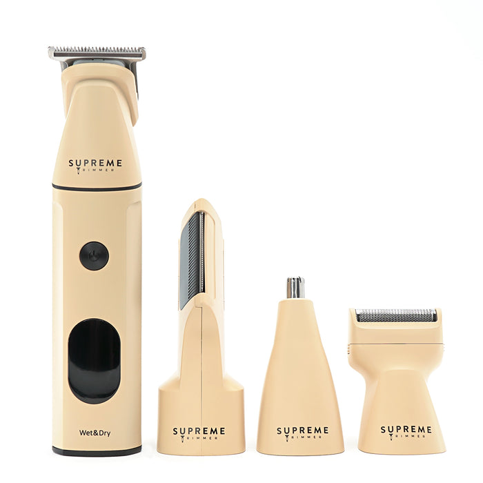 Supreme Trimmer Multigroomer 4.0 with Beard Trimmer, Body Groomer and Nose Trimmer Attachments
