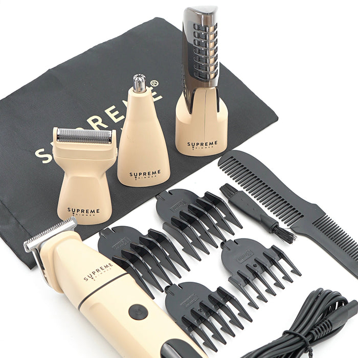 Supreme Trimmer Multigroomer 4.0 Complete 14 Piece Grooming Kit with Travel Accessories