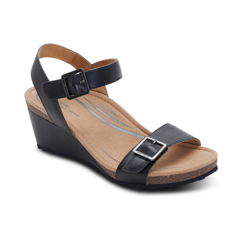 Naomi Platform Wedge #color_black