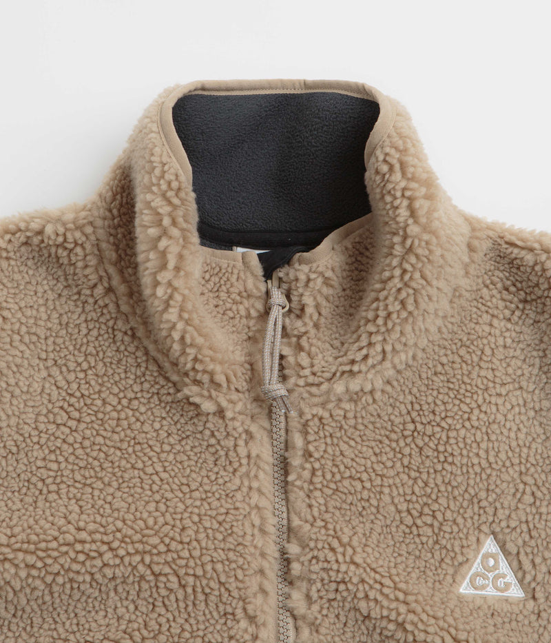 Nike ACG Canwell Glacier Fleece in Khaki and Summit White