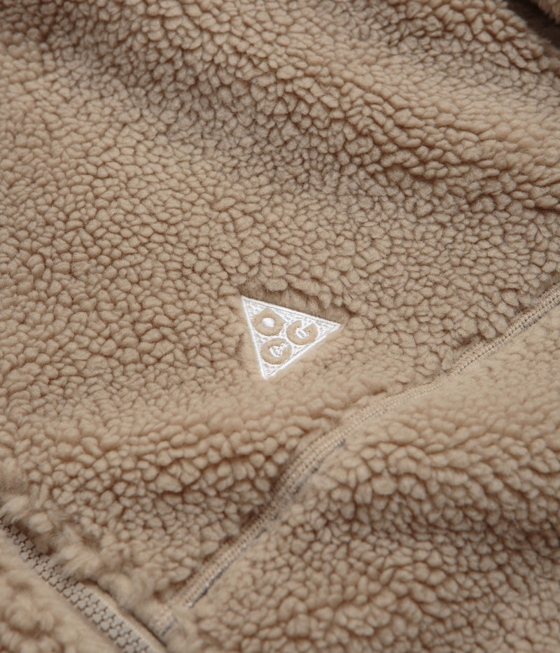 Nike ACG Canwell Glacier Fleece in Khaki and Summit White
