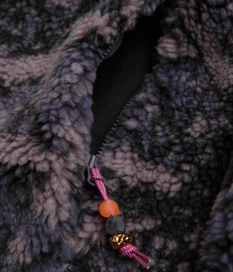 Nike ACG Canwell Glacier Windproof Fleece in Dark Raisin and Black / Black / Summit White