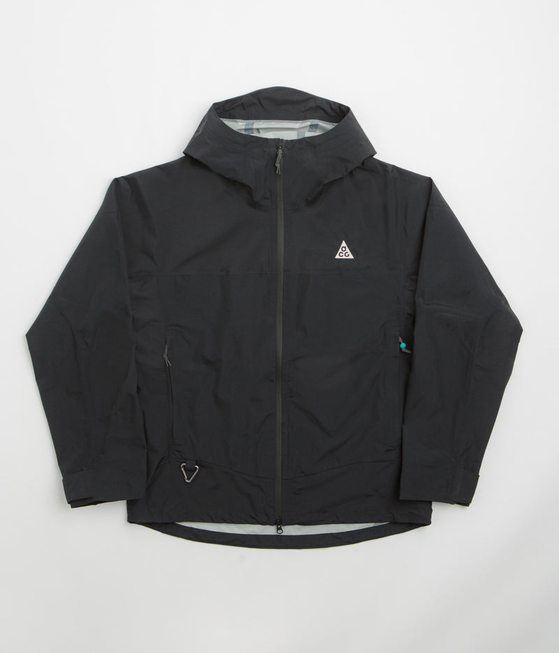 Nike ACG Morpho Rain Jacket in Black and Black / Summit White