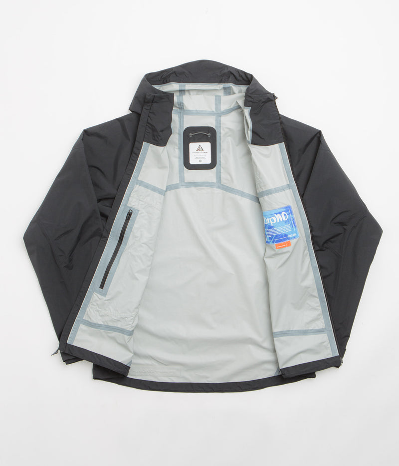 Nike ACG Morpho Rain Jacket in Black and Black / Summit White