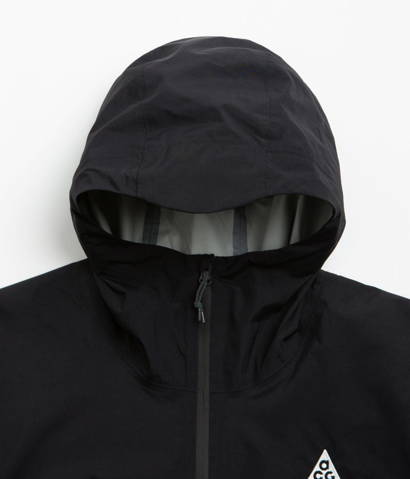 Nike ACG Morpho Rain Jacket in Black and Black / Summit White