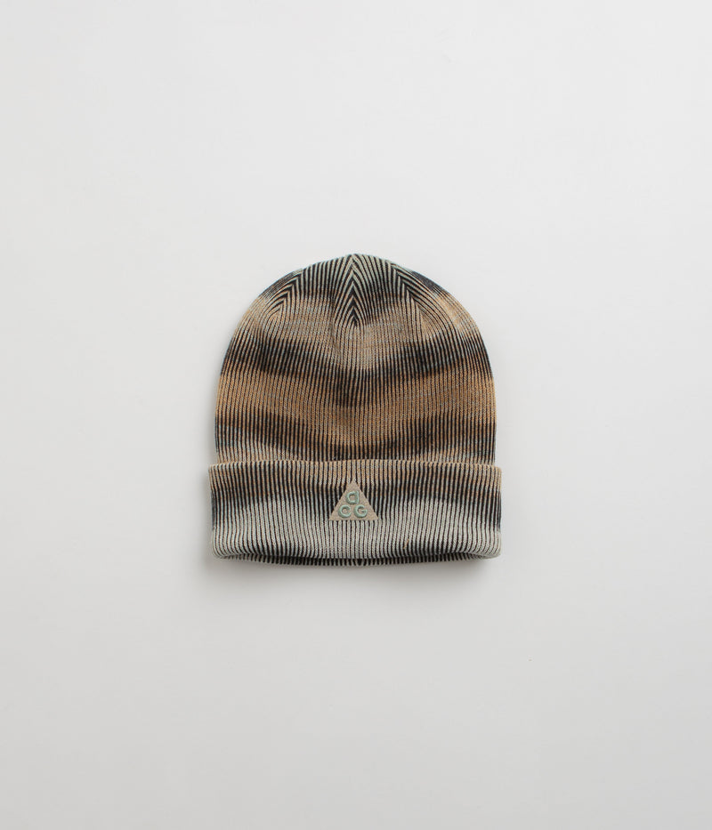 Nike ACG Peak Beanie in Flax and Guava Ice / Jade Horizon / Jade Horizon