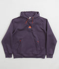 Nike ACG Therma-FIT Fleece Hoodie in Dark Raisin and Summit White