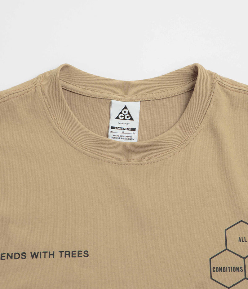 Nike ACG Walk Tree T-Shirt in Parachute Beige