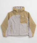 Nike ACG Wolf Tree Plus Full Zip Hoodie in Parachute Beige and College Grey / Summit White