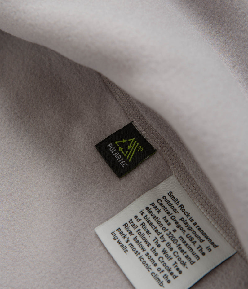 Nike ACG Wolf Tree Plus Full Zip Hoodie in Parachute Beige and College Grey / Summit White