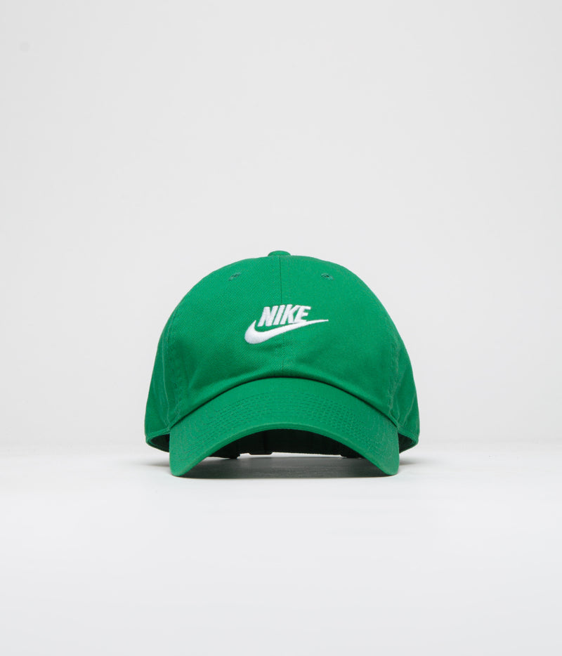 Nike Club Futura Wash Cap in Malachite and White