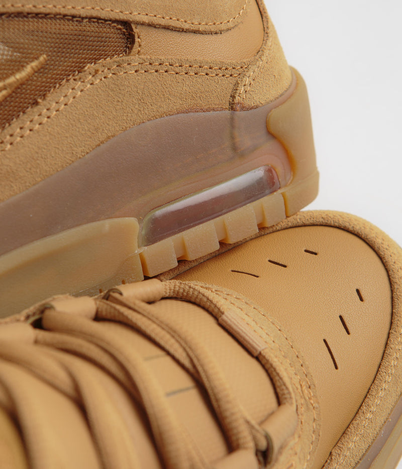 Nike SB Air Max Ishod Shoes in Flax and Wheat and Flax - Safety Orange