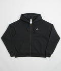 Nike SB Essential Logo Full Zip Hoodie in Black and White