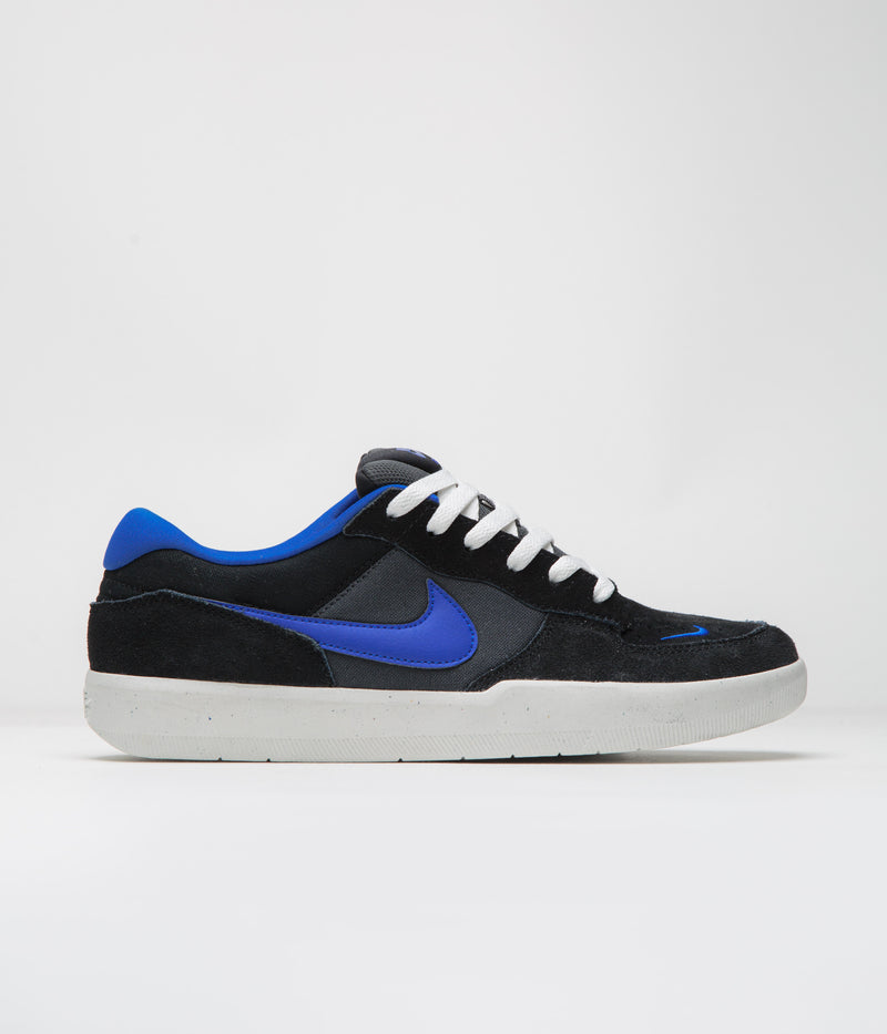 Nike SB Force 58 Shoes in Black and Hyper Royal and Anthracite