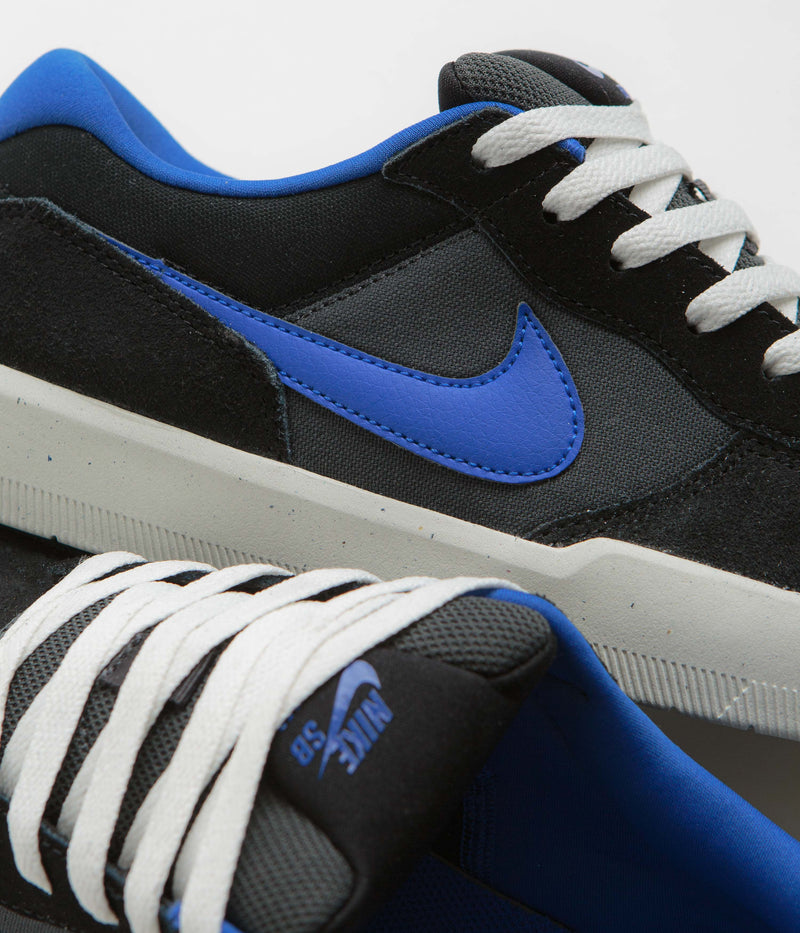 Nike SB Force 58 Shoes in Black and Hyper Royal and Anthracite