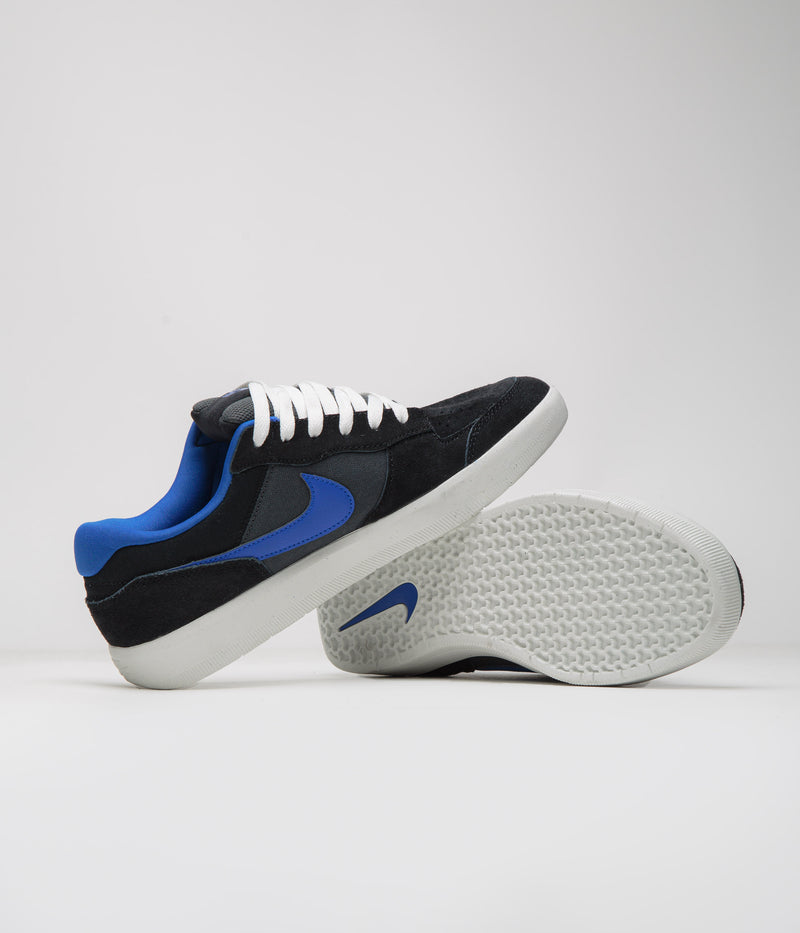 Nike SB Force 58 Shoes in Black and Hyper Royal and Anthracite