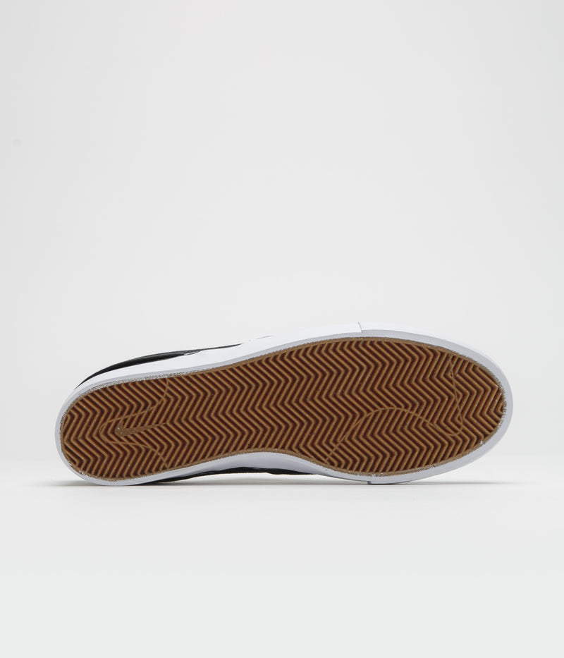Nike SB Janoski+ Slip Shoes in Black and White and Black - Black