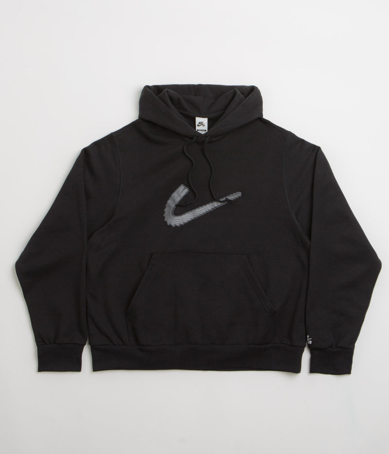 Nike SB N Swoosh Hoodie in Black and White