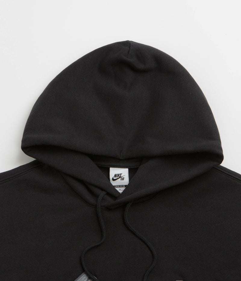 Nike SB N Swoosh Hoodie in Black and White
