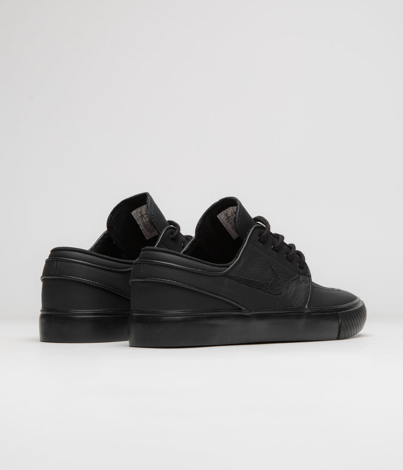 Nike SB Orange Label Janoski OG+ Shoes in Black and Black and Black - Black