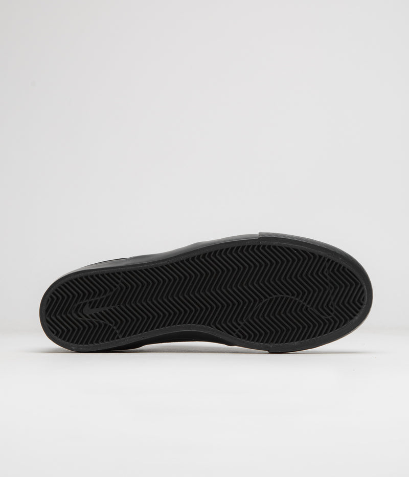 Nike SB Orange Label Janoski OG+ Shoes in Black and Black and Black - Black