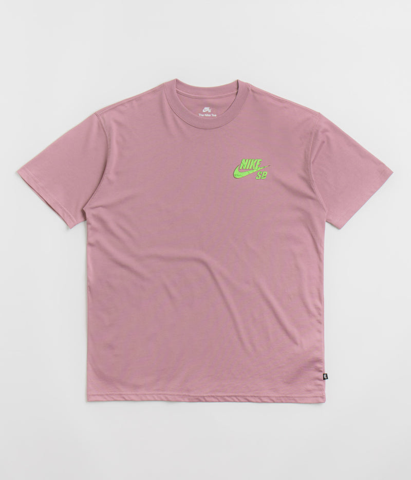 Nike SB Spider T-Shirt in Plum Dust