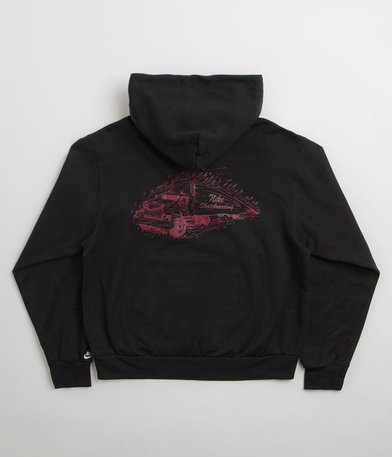 Nike SB Truckin Hoodie in Black