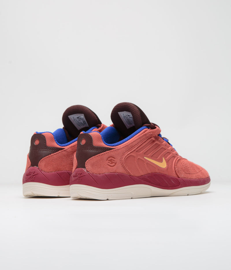 Nike SB Vertebrae Shoes in Adobe and Melon Tint and Earth - Noble Red